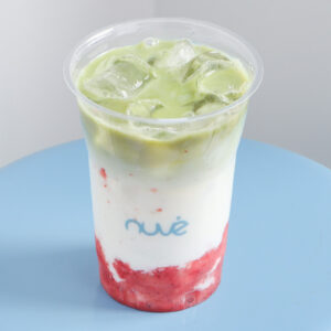 آیس ماچا/اسپیرولینا توت فرنگی